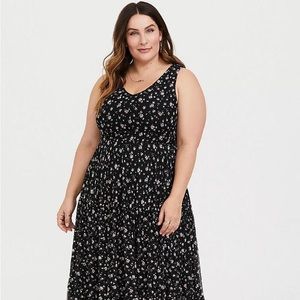 Torrid Floral Maxi Dress sz 3, 22/24
